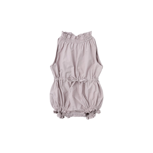 HALTERNECK Cotton Romper Pink