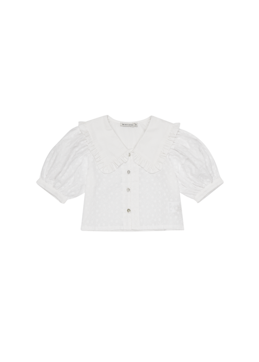 Antonella Short Sleeves Blouse White