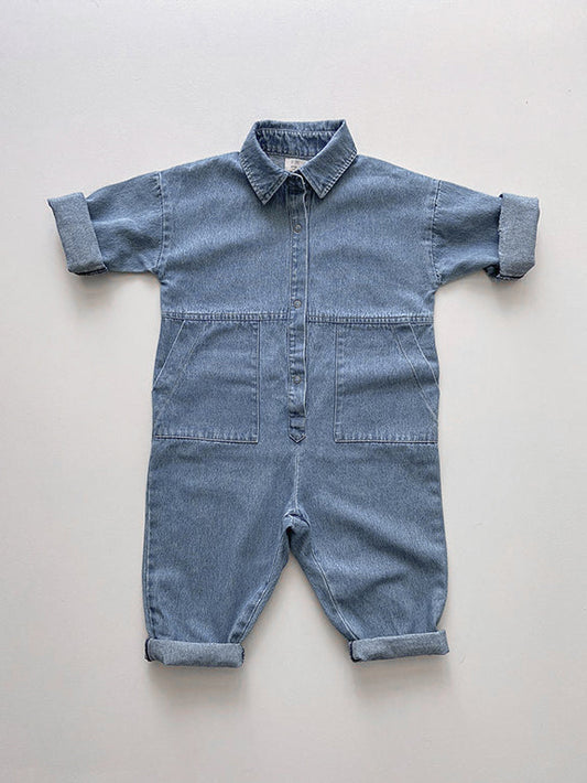 The Cotton Denim Boiler Suit