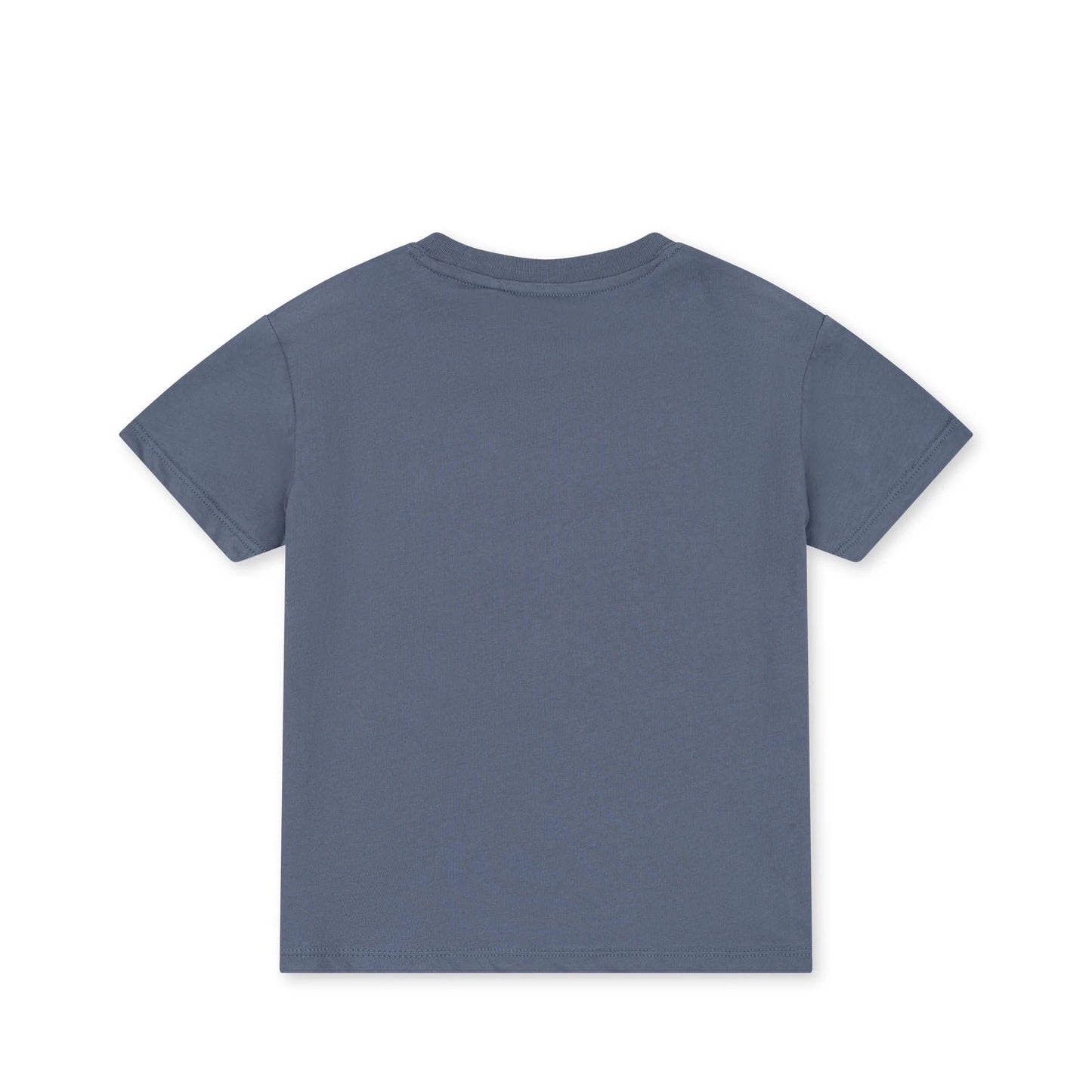 Organic Cotton Short Sleeves Round Neck Famo T-Shirt Rocket Blue