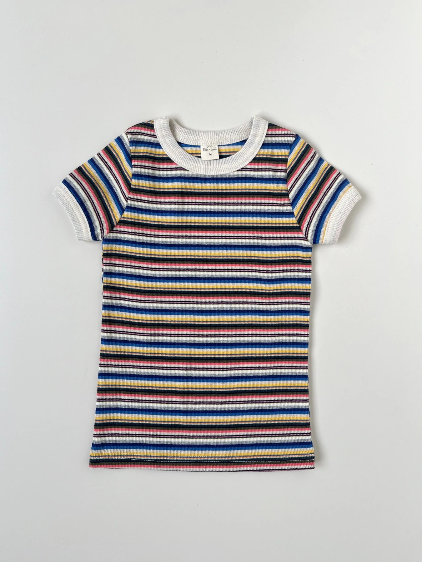 Multiple Stripe Short Sleeve T Shirt
