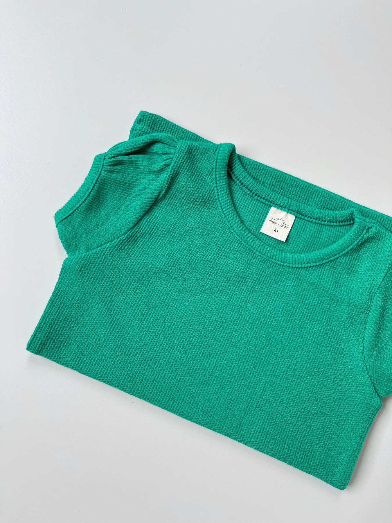 Puff Short Sleeve T Shirt Green