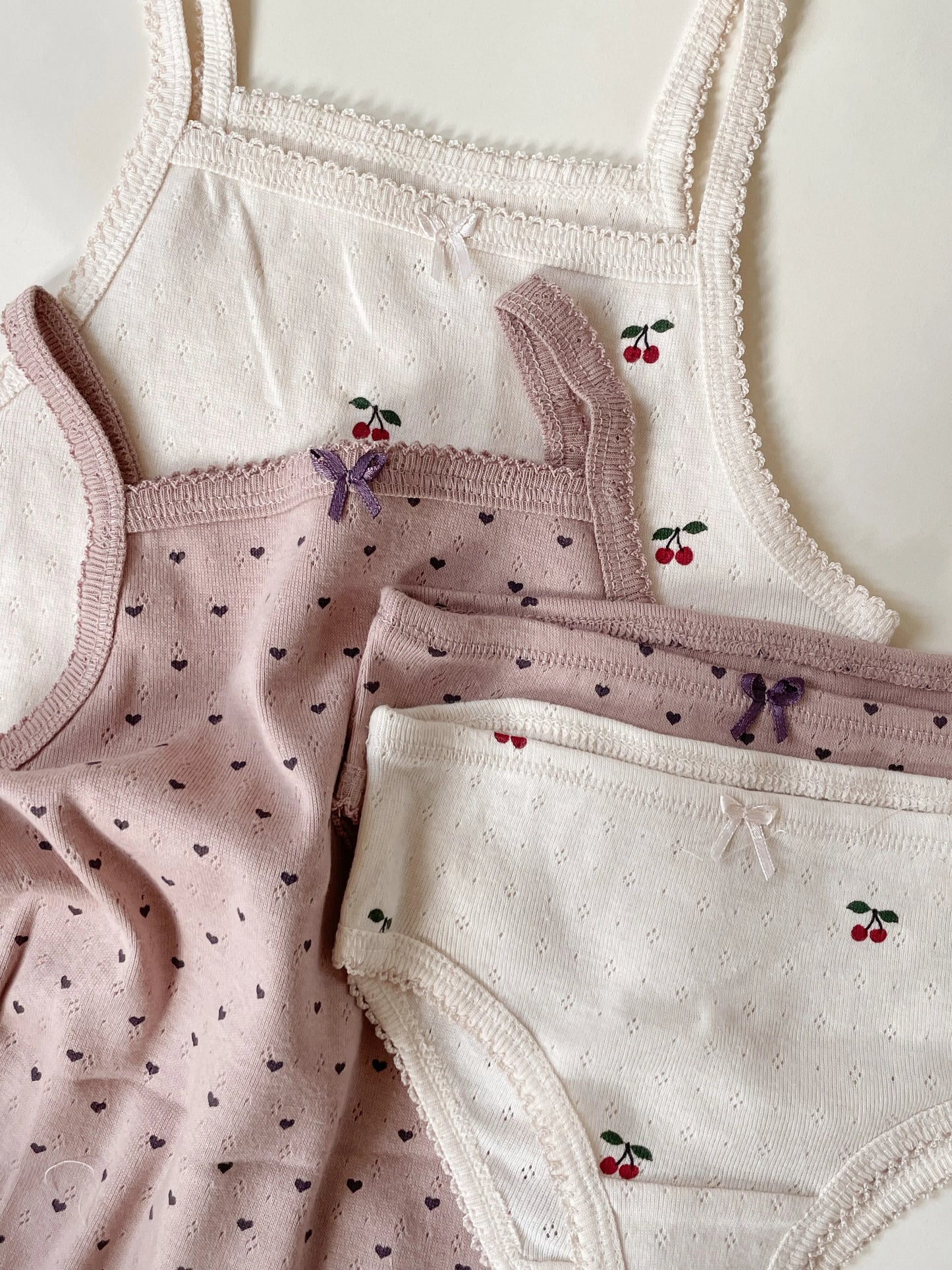 Minnie Organic Cotton Underwear GOTS  Cherry Printed