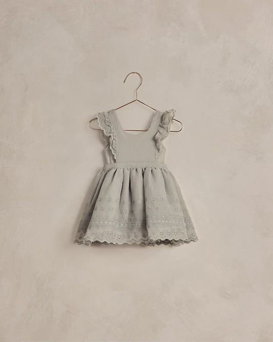 Provence Sleeveless Dress Dusty Blue