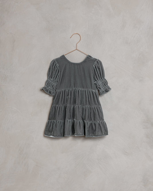 Ophelia Velvet Dress French Blue