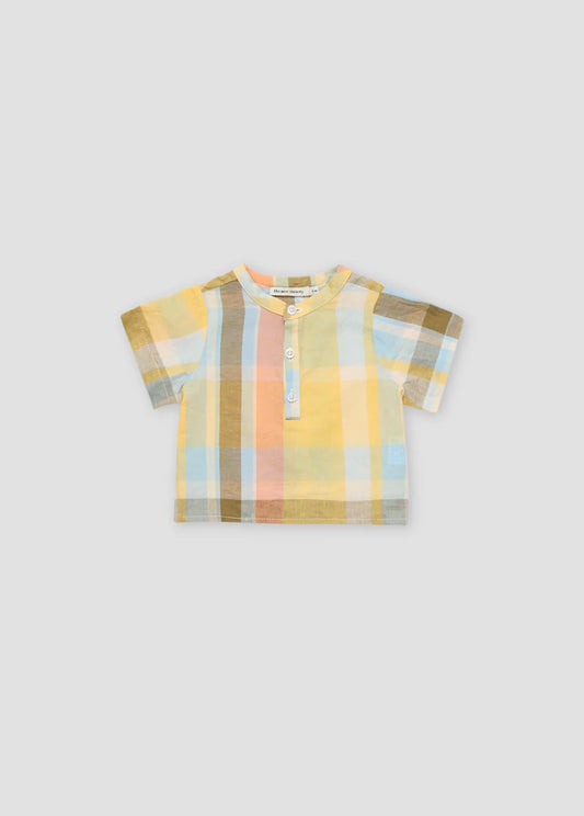 Roberta Baby Short Sleeves Shirt Check