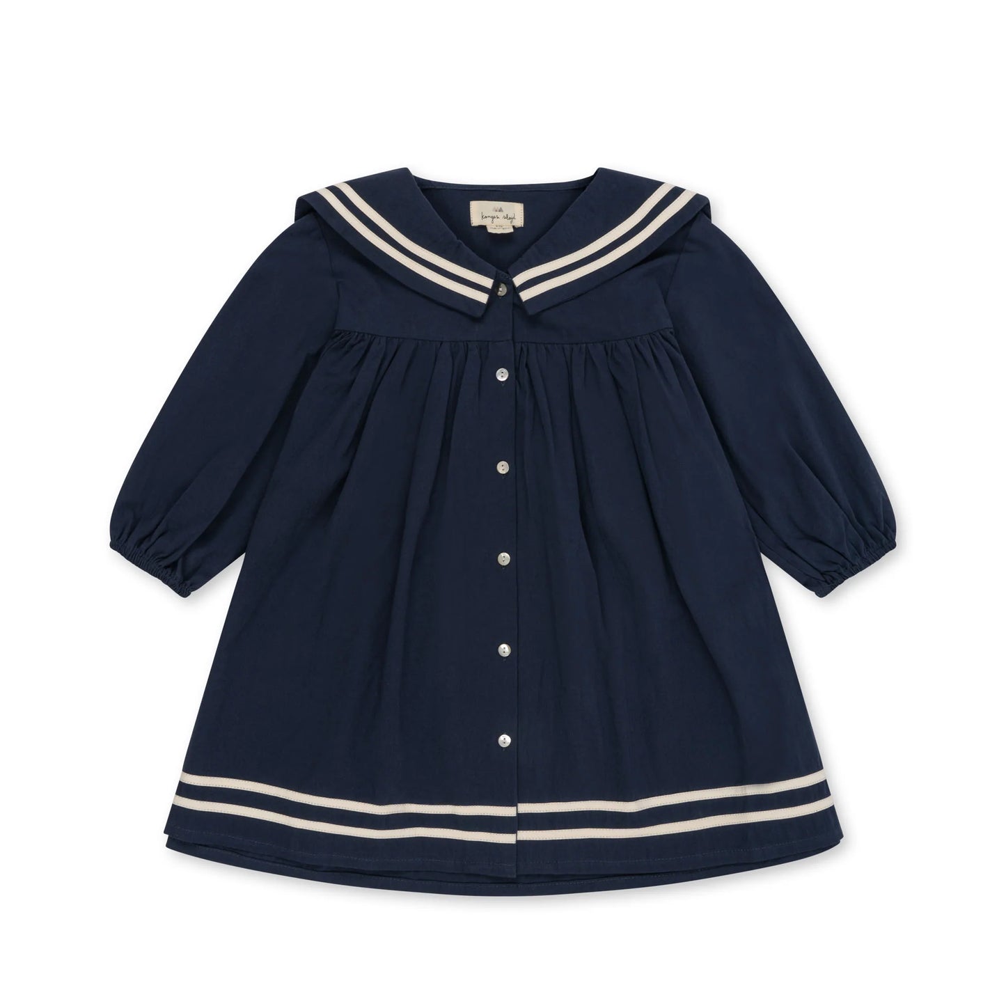 Sailor Organic Cotton Dress Navy Blue