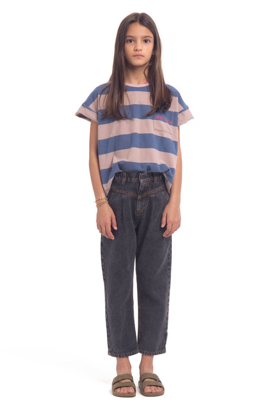 Washed Black Denim Trouser