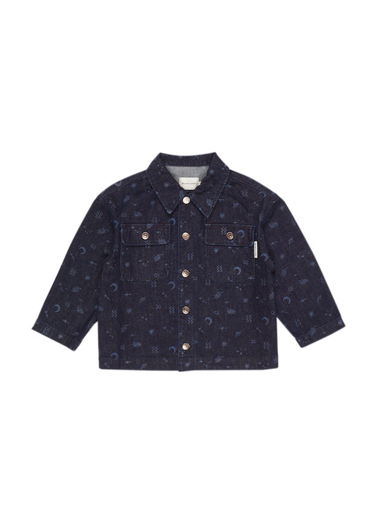Organic Cotton Cosmos Overshirt Cosmos Printed