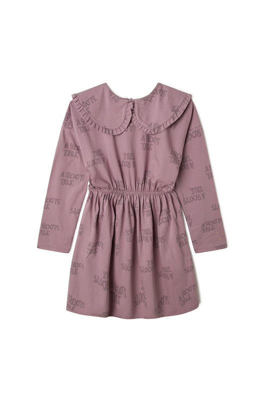 Walnut Organic Cotton Dress Orchid Light