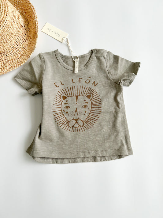 Summer Cotton Short Sleeves T Shirt Grey