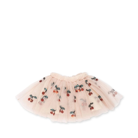 Yvonne Sequin Organic Cotton Skirt Cherry