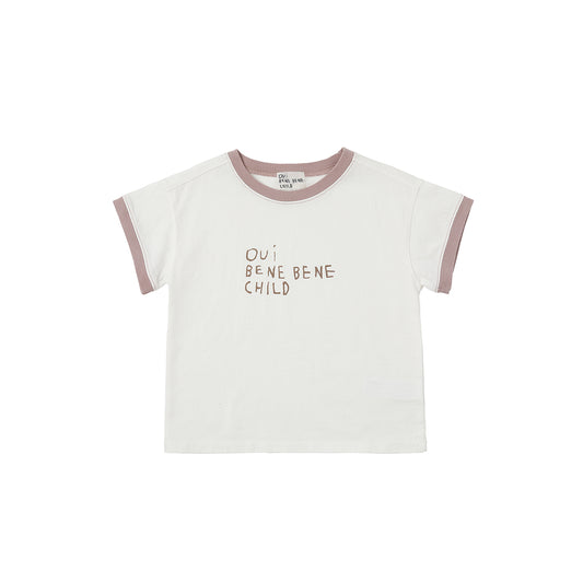 ORGANIC OUI Short Sleeves T Shirt Off White