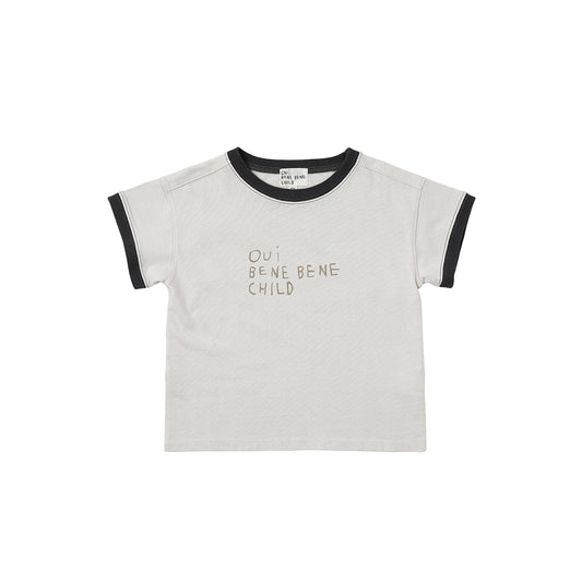 ORGANIC OUI Short Sleeves T Shirt Gray