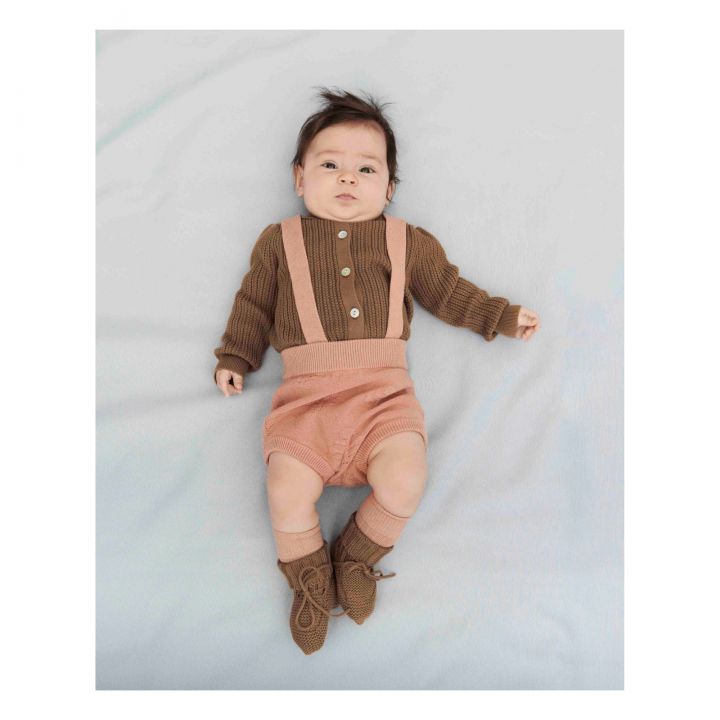Organic Cotton Overall Bloomers Sandstone