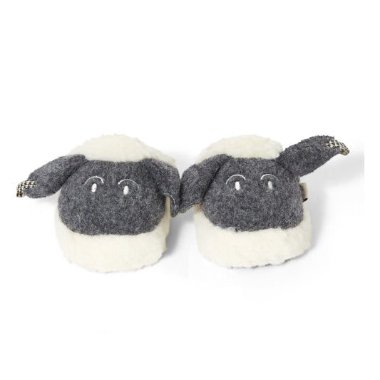 Lamy Wool Slippers Junior Charcoal Grey