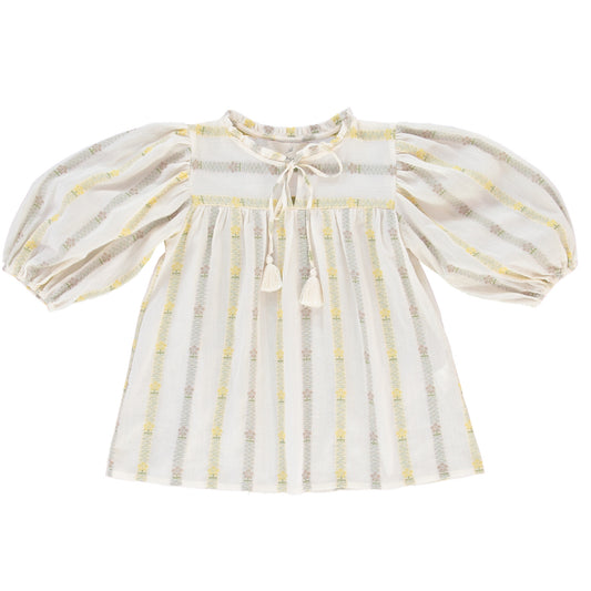 Melody Short Sleeves Cotton Blouse
