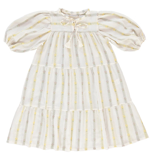 Melody Short Sleeves Cotton Dress